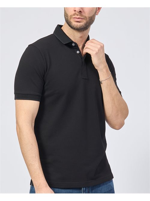 Polo Armani Exchange slim fit in piqué elasticizzato ARMANI EXCHANGE | 8NZF91-ZJ81Z1200